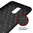 Flexi Slim Carbon Fibre Case for LG Q Stylus - Brushed Black